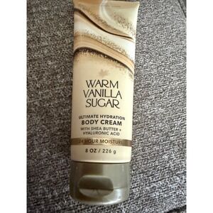 Warm Vanilla Sugar 8 oz Ultimate Hydration Body‎ Cream Bath & Body Works